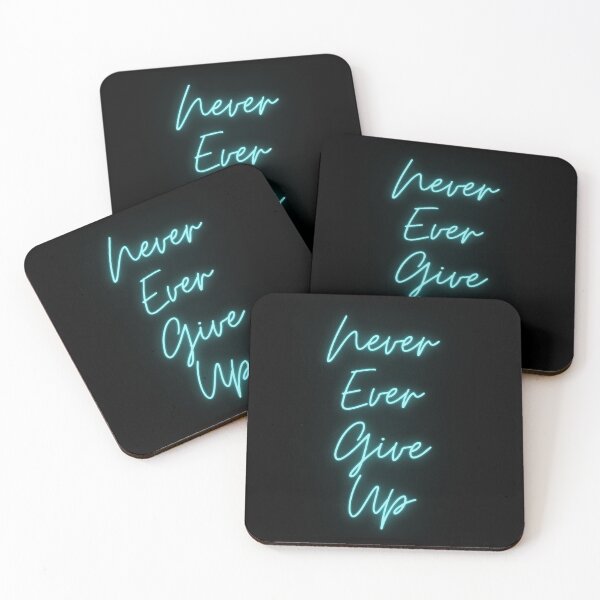 Item preview, Never Ever Give Up designed and sold by xpressivesoul.