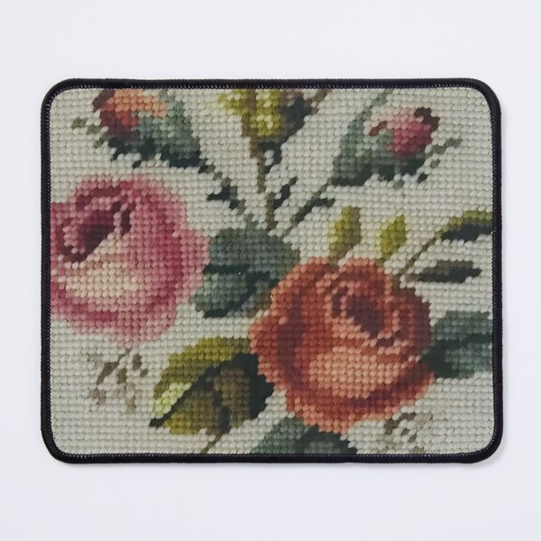 Item preview, Roses Vintage Needlepoint  designed and sold by SloganExpress.
