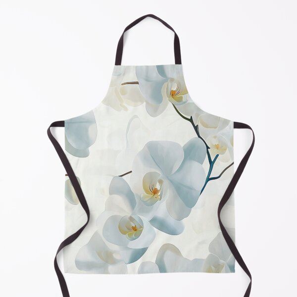 Item preview, White Orchid Flower Seemless designed and sold by NQArtDesign.