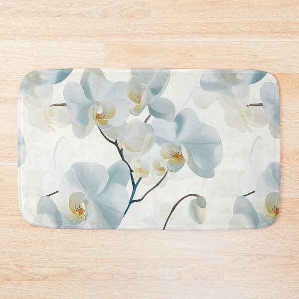 Item preview, White Orchid Flower Seemless designed and sold by NQArtDesign.