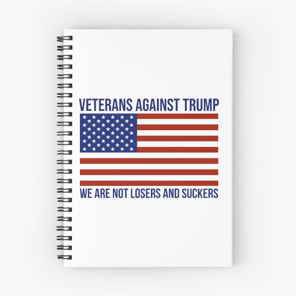 Item preview, Not losers and suckers veterans against Trump design  designed and sold by Rachel the Artist .
