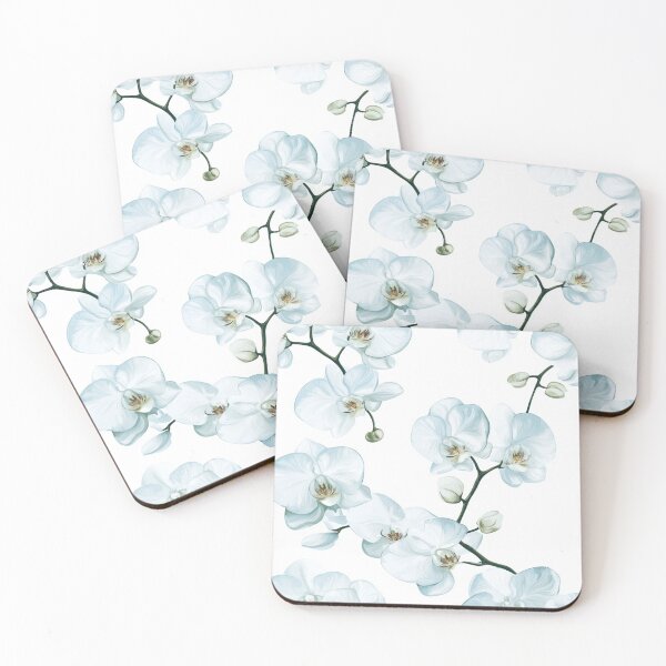 Item preview, White Charming Flower Seemless designed and sold by NQArtDesign.