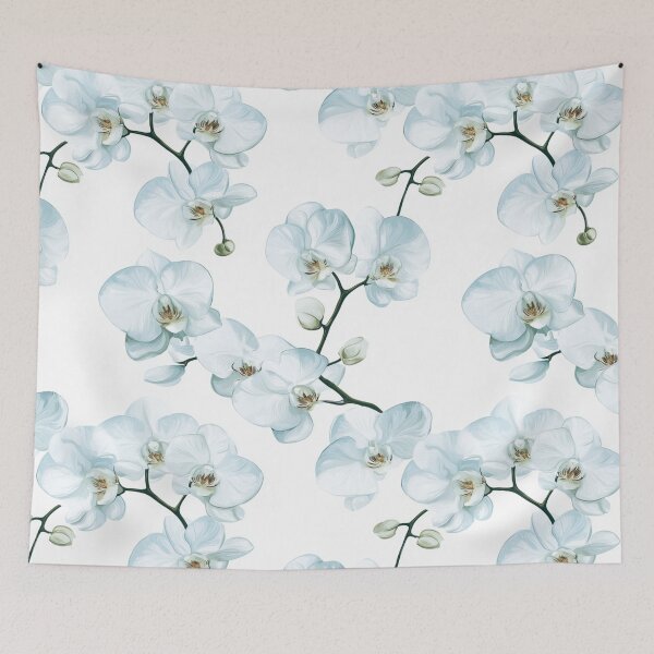 Item preview, White Charming Flower Seemless designed and sold by NQArtDesign.