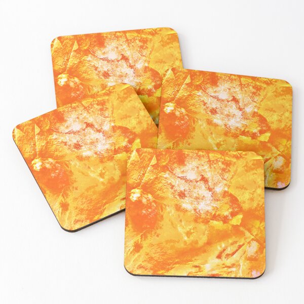Item preview, Fruit Punch Yellow Abstract designed and sold by valleyandspur.