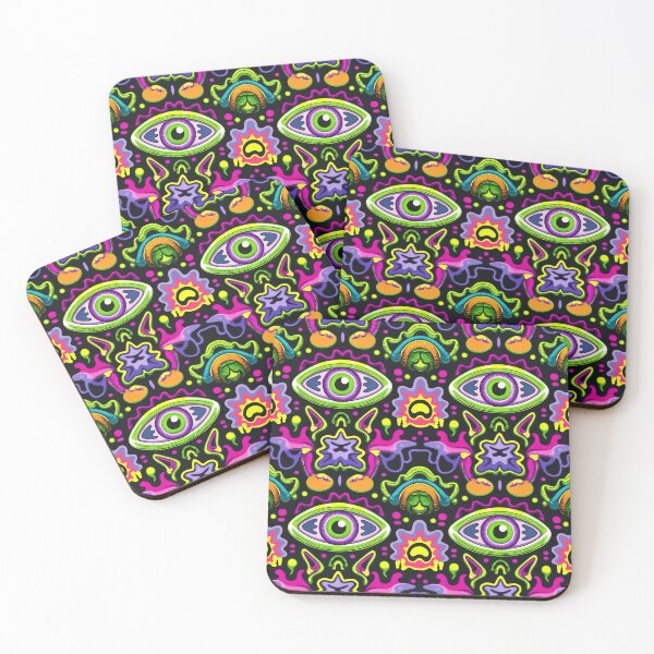 Item preview, Trippy Eyes Psychedelic Print designed and sold by MUV3.