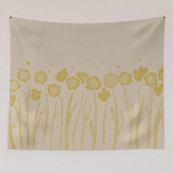 Item preview, Alliums and Daffodils Watercolor Painting - Dove + Saffron designed and sold by Irene Estelle.