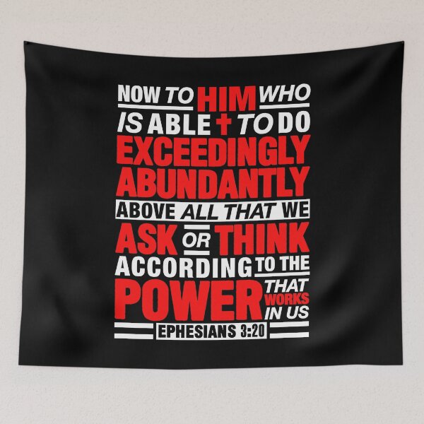 Item preview, Ephesians 3:20 Abundantly designed and sold by plushism.
