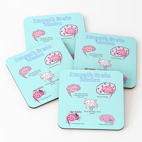 Item preview, Empath Brain Modes Cute Brains designed and sold by Sakura Warrior Studios.