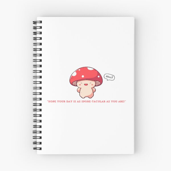 Item preview, Cute Red Mushroom hoping your day to be as spore-tacular as you are! Text Minimalist  designed and sold by SEVENPRINTS.