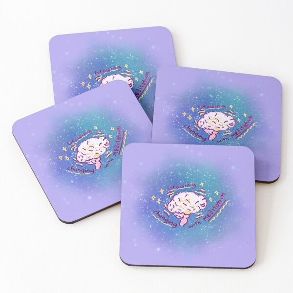 Item preview, Happy Meditation Brain designed and sold by Sakura Warrior Studios.