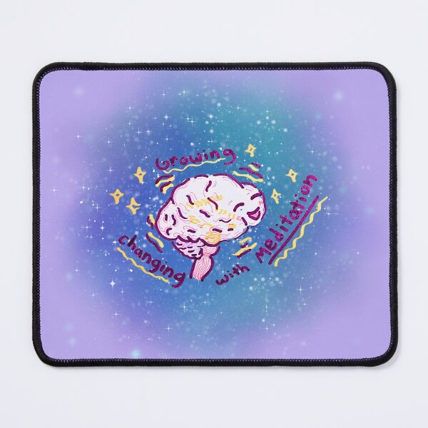 Item preview, Happy Meditation Brain designed and sold by Sakura Warrior Studios.