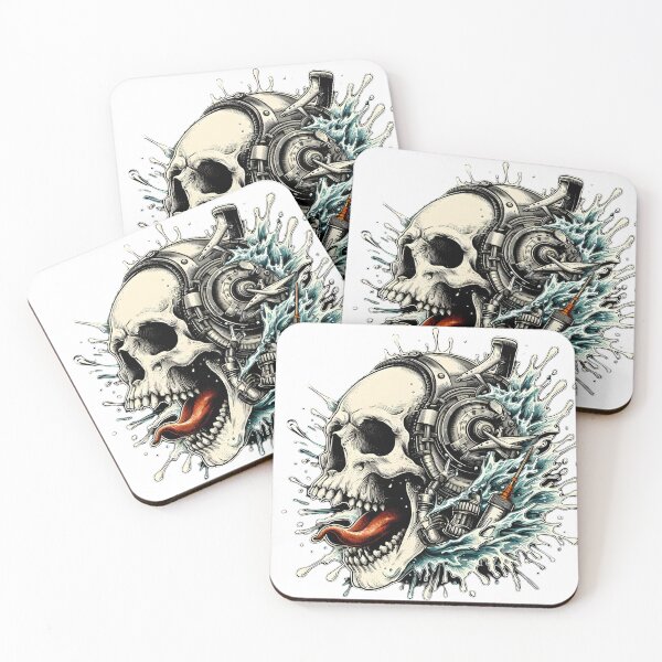 Item preview, Tech Skull designed and sold by SabyDigitalArt.