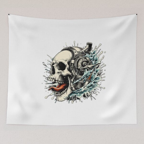 Item preview, Tech Skull designed and sold by SabyDigitalArt.