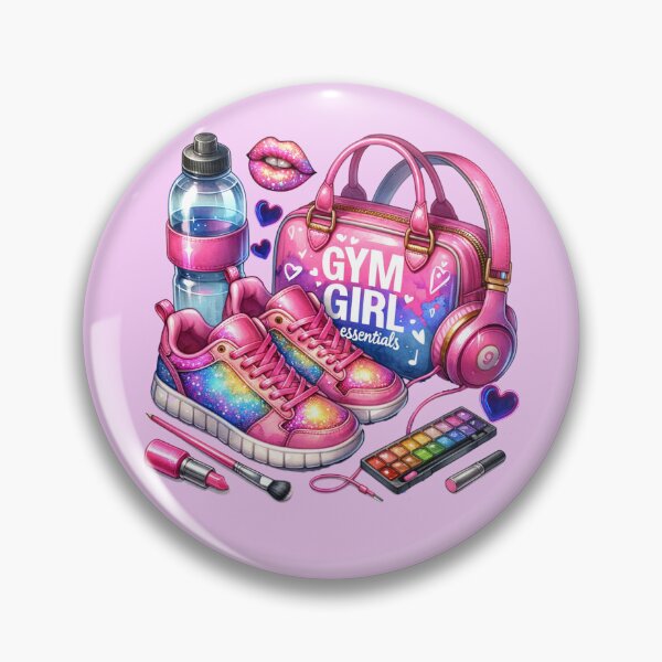 Item preview, Gym Girl Essentials sticker and more designed and sold by CRandRRstickers.