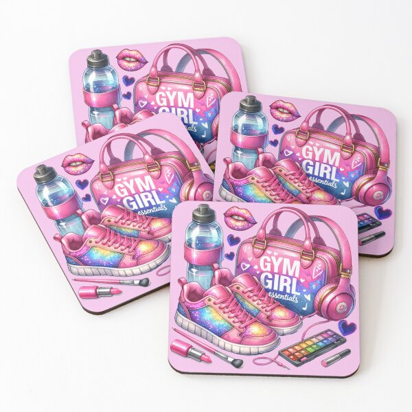 Item preview, Gym Girl Essentials sticker and more designed and sold by CRandRRstickers.