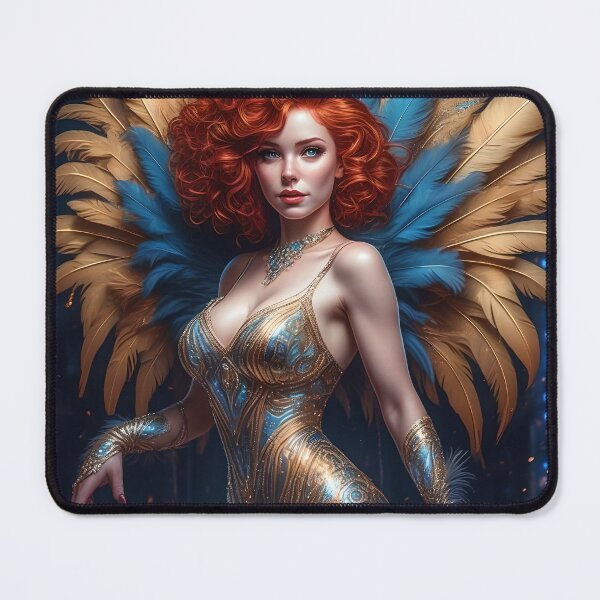 Item preview, Gold and Blue AI Showgirl designed and sold by Fantasy-Fashion.