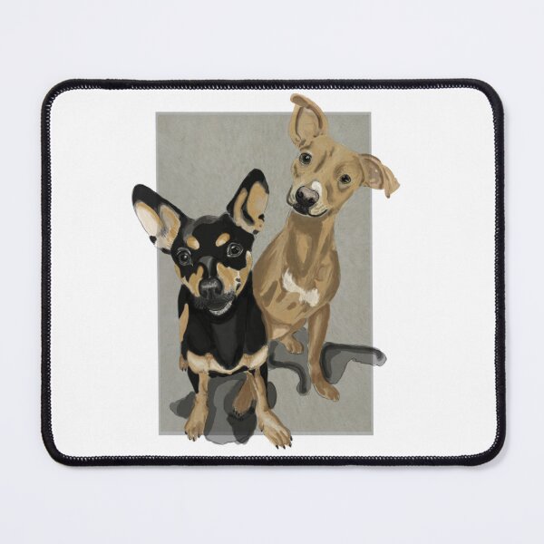 Item preview, puppies designed and sold by BamArtstudio.