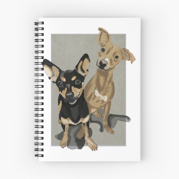 Item preview, puppies designed and sold by BamArtstudio.