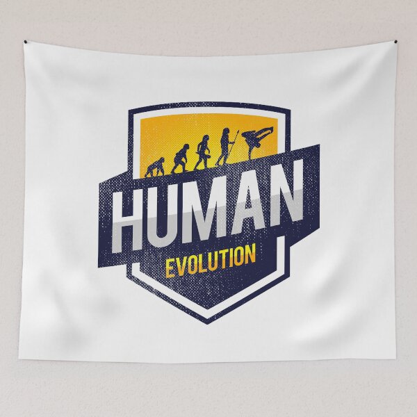 Item preview, Funny Vintage Breakdance  Bboy Human Evolution B-Boying Hip Hop designed and sold by kolbasound.