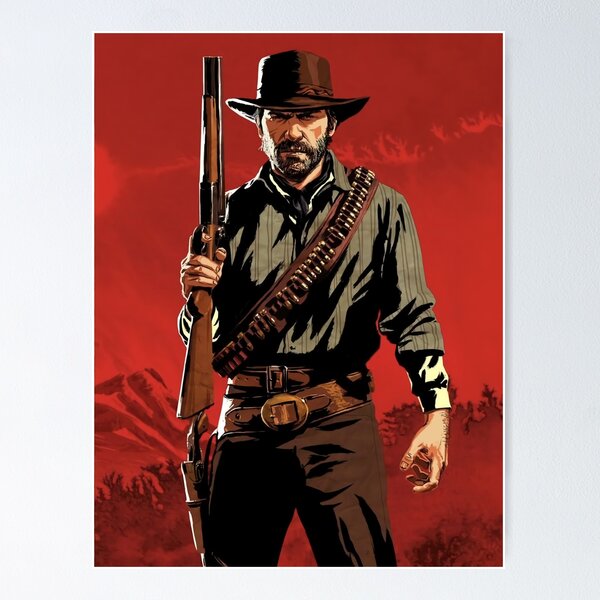 Vista previa del artículo con la obra «Obras de arte geniales del juego en línea RDR 1 y 2», diseñado y vendido por bakaartss.