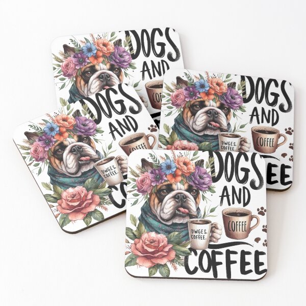 Item preview, Dogs And Coffee designed and sold by clarkfraser.