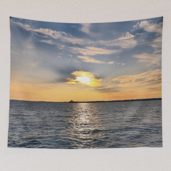 Item preview, Sunset Over Water Original Photograph  designed and sold by BellaArtsy.