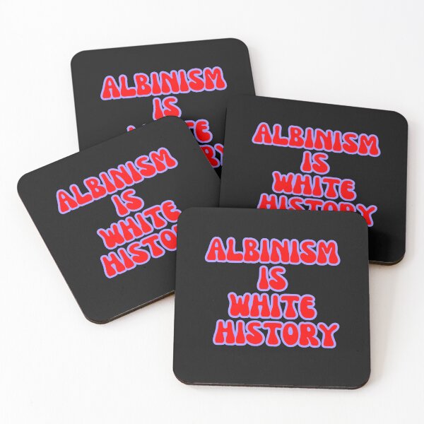 Item preview, ALBINISM IS WHITE HISTORY designed and sold by larissa-myrie.