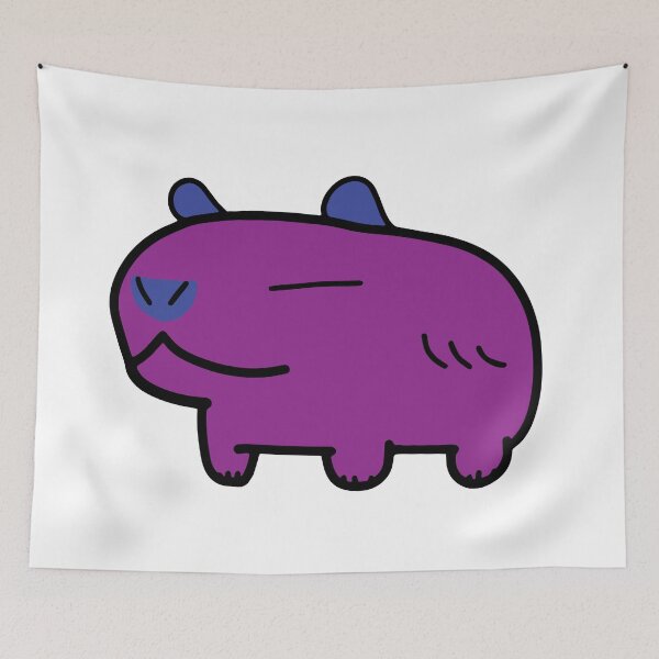 Item preview, Purple Capybara designed and sold by MiscibilityArt.
