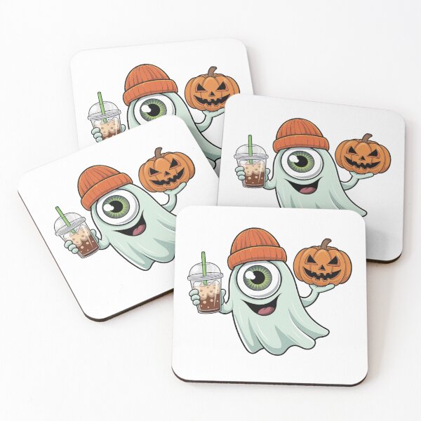 Item preview, green acid ghost pumpkin designed and sold by bukajart.