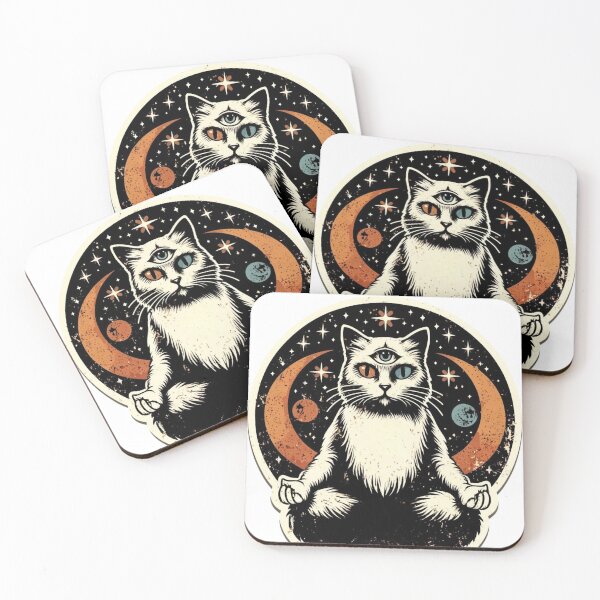 Item preview, Sppoky Season Three Eyed Cat Witch designed and sold by JediKittenWars.