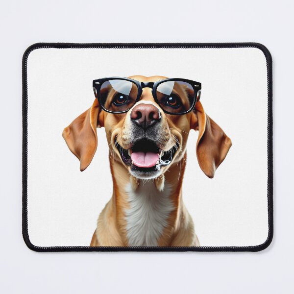 Item preview, Funny Dog wearing sunglasses designed and sold by LazyOwlStore.