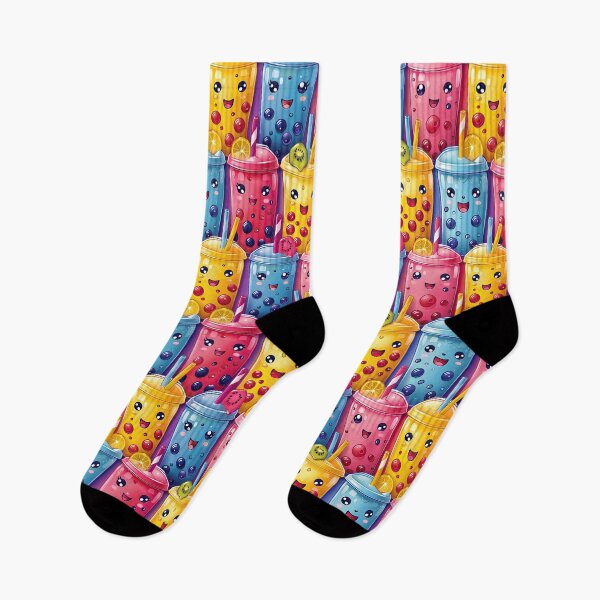 Item preview, Cute Kawaii Boba Pattern designed and sold by NateFellhauer.
