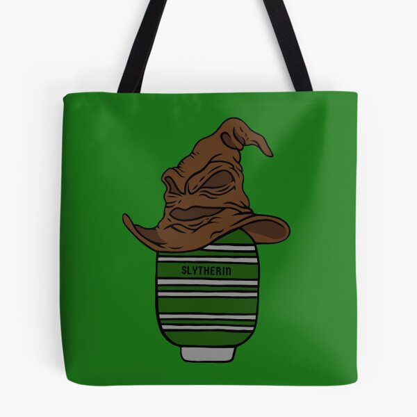 Item preview, Ostomy Bag with Wizard Hat (Green&Grey) designed and sold by CaitlynConnor.