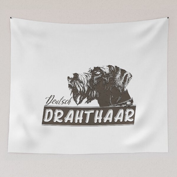 Item preview, Drahthaar (Logo) designed and sold by TammyHunterArt.