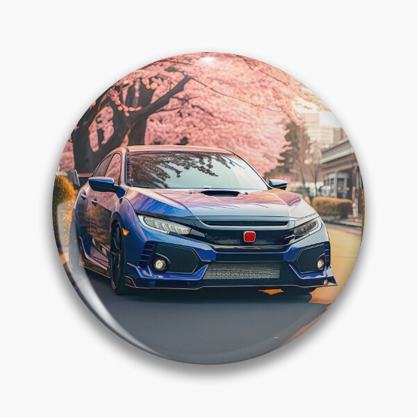 Item preview, Sakura Street Showdown Japanese Hot Hatch in Full Bloom designed and sold by RevUpDesign.