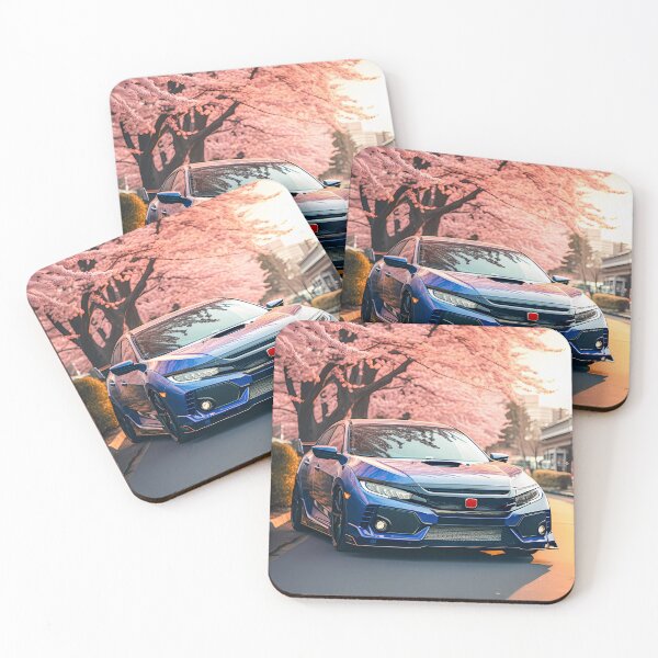 Item preview, Sakura Street Showdown Japanese Hot Hatch in Full Bloom designed and sold by RevUpDesign.
