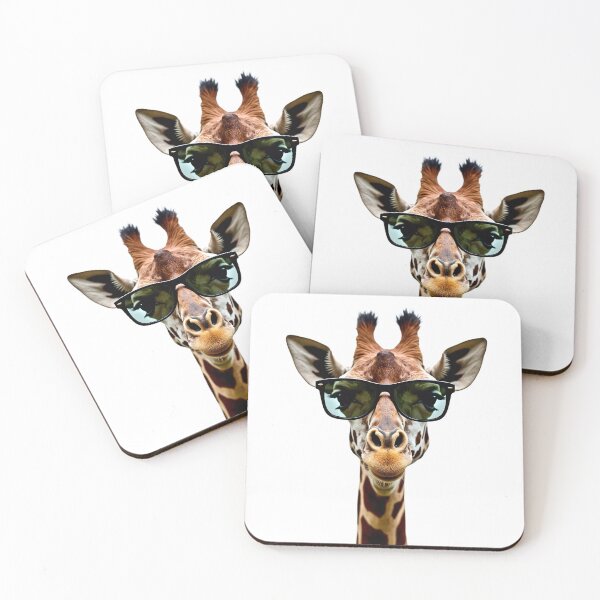 Item preview, Funny Giraffe wearing sunglasses designed and sold by LazyOwlStore.