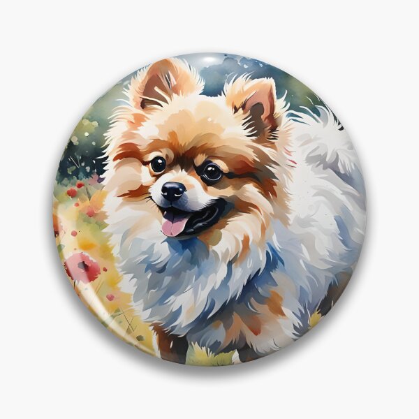 Item preview, Pomeranian Dog Breed Pet Portrait designed and sold by Country-Artist.