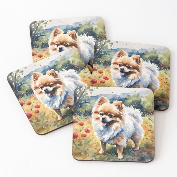 Item preview, Pomeranian Dog Breed Pet Portrait designed and sold by Country-Artist.