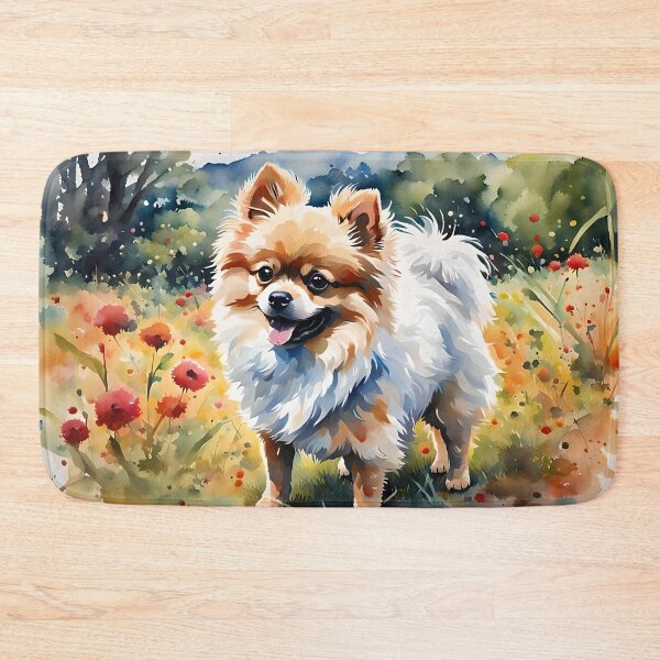 Item preview, Pomeranian Dog Breed Pet Portrait designed and sold by Country-Artist.