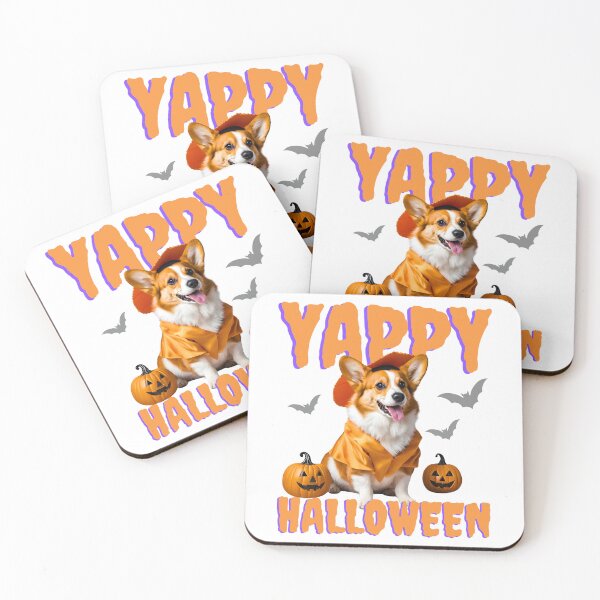 Item preview, Yappy Halloween: Cute Corgi Halloween Design for Dog Lovers designed and sold by Fredster1966.