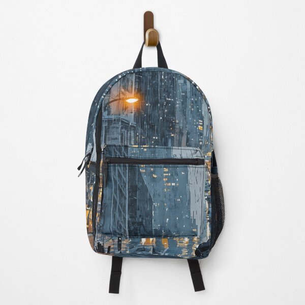 Item preview, Reflections of Solitude: A Rainy Evening in the City designed and sold by oanaunciuleanu.