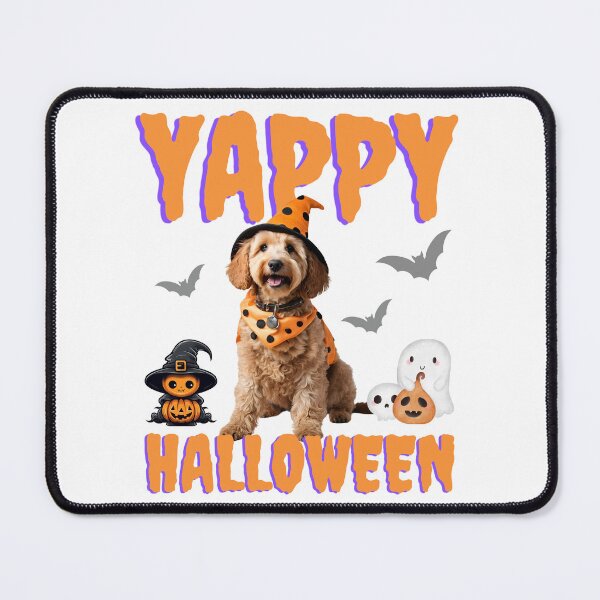 Item preview, Yappy Halloween Goldendoodle: Cute Dog Halloween Design for Doodle Lovers designed and sold by Fredster1966.