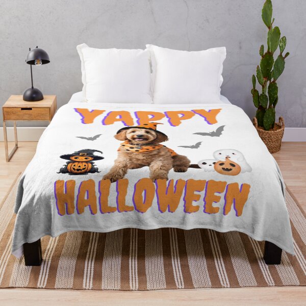 Item preview, Yappy Halloween Goldendoodle: Cute Dog Halloween Design for Doodle Lovers designed and sold by Fredster1966.