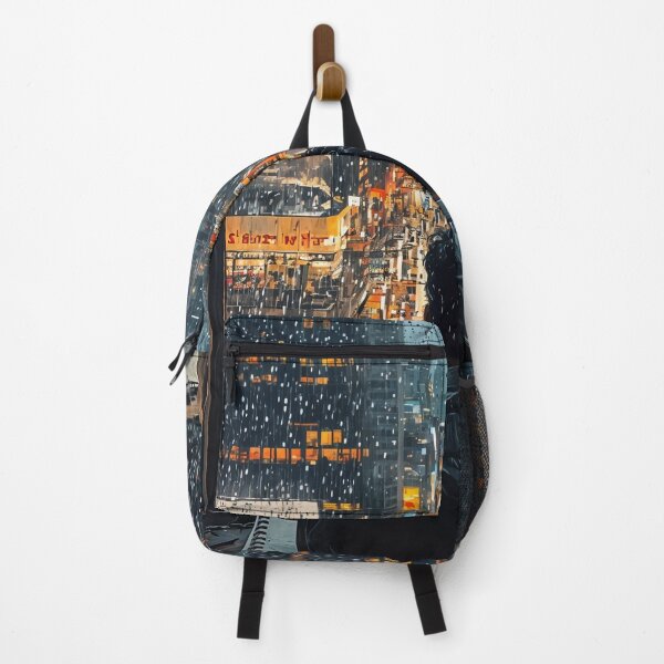 Item preview, Reflections of Solitude: A Rainy Evening in the City designed and sold by oanaunciuleanu.