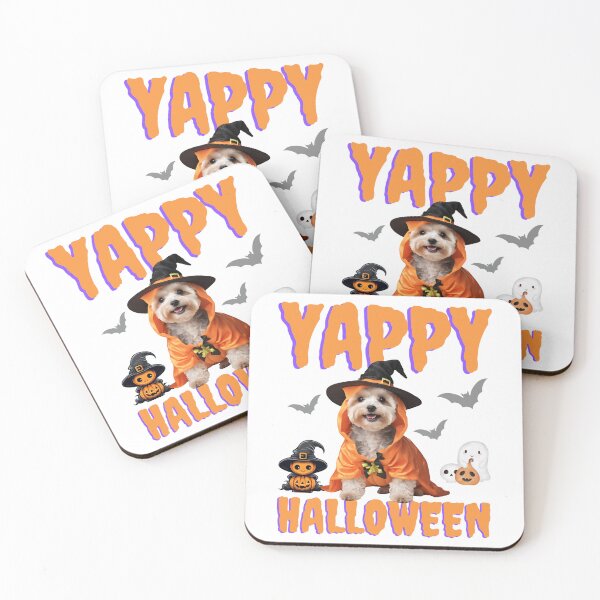Item preview, Yappy Halloween: Adorable Maltipoo Halloween Design for Dog Lovers designed and sold by Fredster1966.