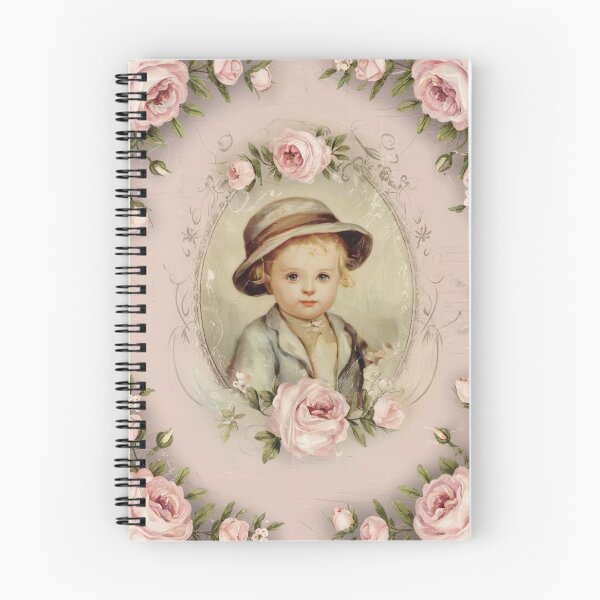 Item preview, Vintage Cabbage Rose and Young Victorian Boy designed and sold by SloganExpress.