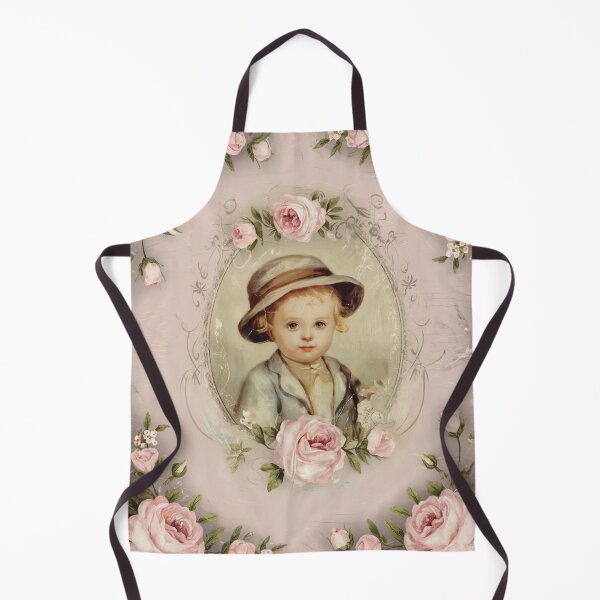 Item preview, Vintage Cabbage Rose and Young Victorian Boy designed and sold by SloganExpress.
