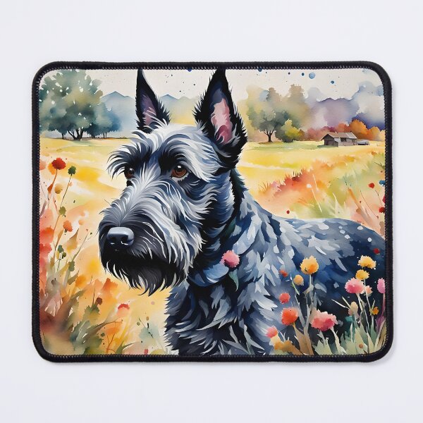 Item preview, "Scottish Terrier" Dog Breed Pet Portrait designed and sold by Country-Artist.