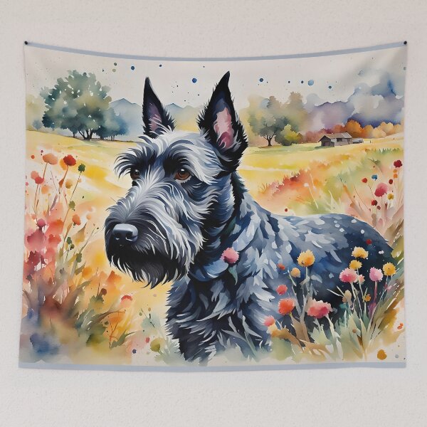 Item preview, "Scottish Terrier" Dog Breed Pet Portrait designed and sold by Country-Artist.